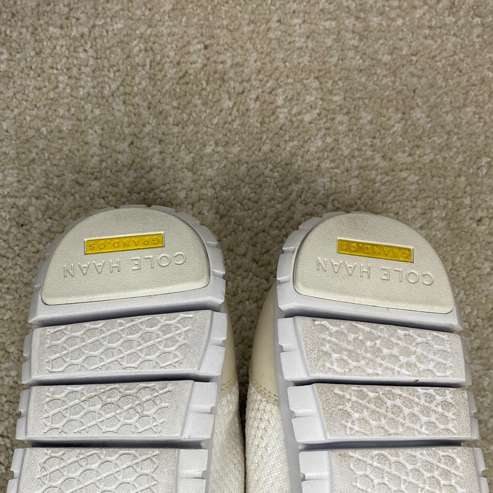 Cole Haan Women's Cream and White Sneakers Size 7B - Picture 11 of 14